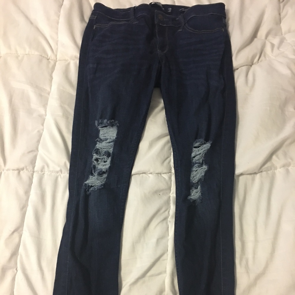 Dark Blue Hollister Jeans